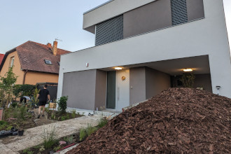 Realizace zahrady rodinného domu v Praze